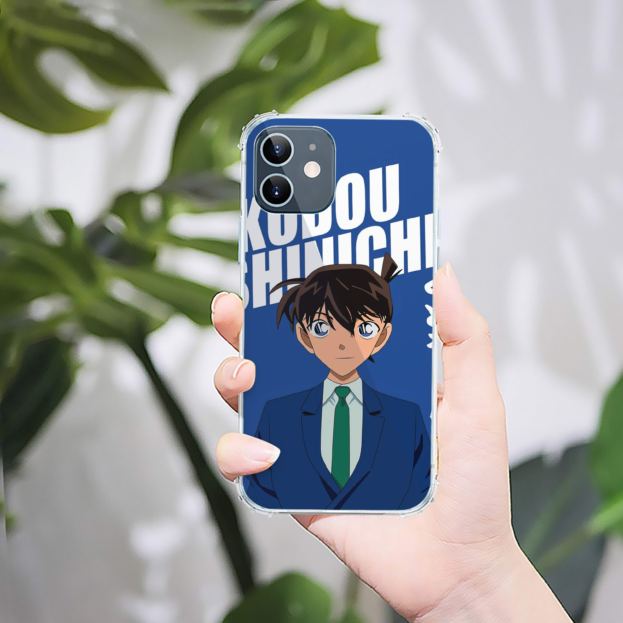 （画像用） 名探偵コナン Detective Conan 【iPhone 12シリーズ対応】透明スマホケース（クリアソフトケース）